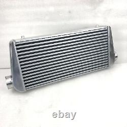 Front Mount Aluminum Tube & Fin Intake Intercooler FMIC 31X12X4, 3 I/O