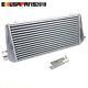Front Mount Aluminum Universal Intercooler 31x12x4 Inlet/outlet 3 Tube & Fin