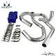 Front Mount Bolt On Intercooler Piping Kit Fits Vw Jetta Golf 1.8t 98-05 Blue