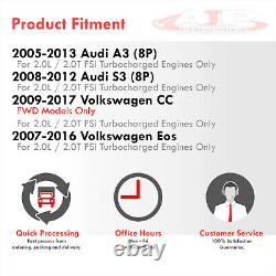 Front Mount FMIC Intercooler Turbocharge For 2006-2014 VW GTI Audi A3 S3 8P 2.0T