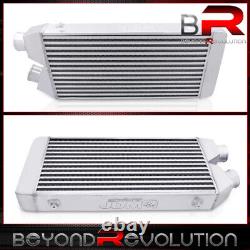 Front Mount Intercooler 27.5 X 11 X 2.75 Universal Tube Fin FMIC Dual Outlet