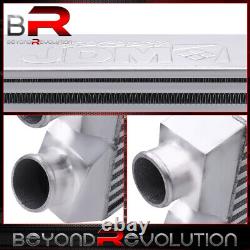 Front Mount Intercooler 27.5 X 11 X 2.75 Universal Tube Fin FMIC Dual Outlet