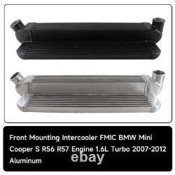 Front Mount Intercooler For BMW Mini Cooper S R56 R57 1.6L Turbo 2007-2012 Black