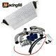 Front Mount Intercooler+intercooler Charge Pipe Kit Aluminum Piping+hose Coupler