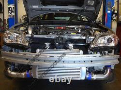 Front Mount Intercooler Kit +BOV For 4th Generation 2011+ Subaru Impreza WRX STi