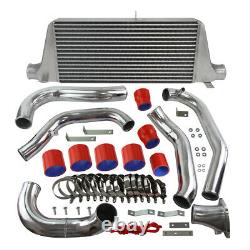 Front Mount Intercooler Kit For Mazda RX7 RX-7 FC FC3S 13B 1986-1991 1.3L Red
