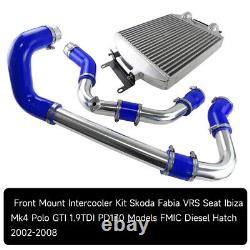 Front Mount Intercooler Kit For Seat Ibiza Mk4 VW Polo GTI 1.9T PD130 2002-2008