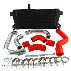 Front Mount Intercooler+Pipe Kit for Audi A4 1.8T Turbo B6 Quattro 02-06 Red