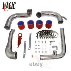 Front Mount Intercooler Piping Kit For Nissan Silvia 180SX S13 SR20DET 89-94 Red