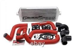 GrimmSpeed Front Mount Intercooler Kit Black Coated Black Piping For Subaru