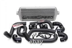 GrimmSpeed Front Mount Intercooler Kit Black Coated Black Piping For Subaru