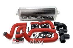 GrimmSpeed Front Mount Intercooler Kit for 2008-2014 Subaru STI Red Piping