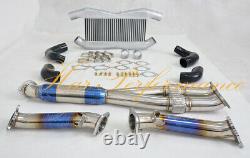 High performance front mount intercooler + Y pipe + downpipe for Nissan GTR R35