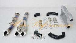 High performance front mount intercooler + Y pipe + downpipe for Nissan GTR R35
