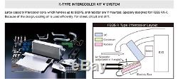 Hks Intercooler Kit R Type V-mount Kit (13001-az004) For Mazda Rx7 Fd Oem Turbo