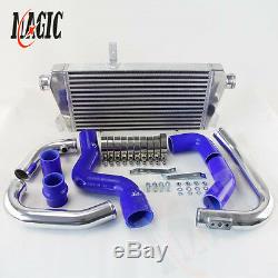 New Front Mount Intercooler Kit for Audi A4 1.8T Turbo B6 Quattro 2002-2006 BLUE