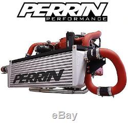 Perrin FMIC Front Mount Intercooler with Red Piping for 2002-2007 Subaru WRX / STI