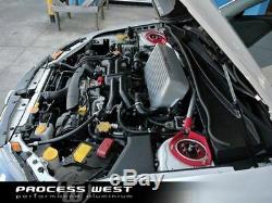 Process West Silver Verticooler Top Mount Intercooler For Subaru WRX 08-14