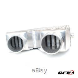 REV9 Twin Turbo 2 In 2 Out FMIC Front mount Intercooler In/Out 2.5 30x22x11