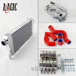 Red New Front Mount Intercooler Kit for Audi A4 1.8T Turbo B6 Quattro 2002-2006