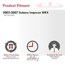 Replacement Top Mount Aluminum Intercooler Core TMIC For 2002-2007 WRX EJ20 EJ25
