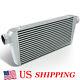 Silver Universal 3'' Outlet/inlet Bar&plate Front Mount Intercooler 600x300x76mm