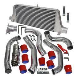 Single Turbo Front Mount Intercooler Kit For Mazda RX7 RX-7 FC FC3S 13B 86-91 RD