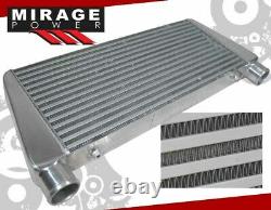 Tube & Fin 29X11X2.5 Top Inlet/Exit Front Mount TMIC Intercooler For Audi RS