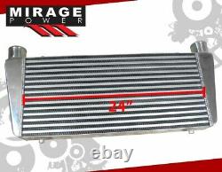 Tube & Fin 29X11X2.5 Top Inlet/Exit Front Mount TMIC Intercooler For Audi RS