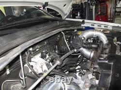 Turbo FMIC Front Mount Intercooler Kit For 05-09 10+ Subaru Legacy 2.5T Black