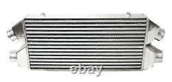 Twin I/O Front Mount INTERCOOLER Overszie 30X12X3 For Universal all vehicles