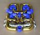 Universal 2.5 12pc 24-k Gold Front Mount Intercooler Piping Kit + Blue Couplers