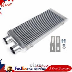 Universal 3 Inlet/Outlet One Side Front Mount Intercooler For Turbo Charger