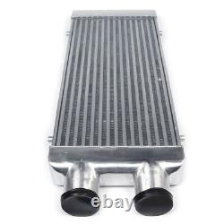 Universal 3 Inlet/Outlet One Side Front Mount Intercooler For Turbo Charger