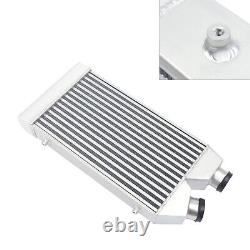 Universal Alu Intercooler 25x11x3 Front Mount 2.5 Inlet&Outlet Same One Side