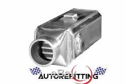 Universal Aluminum Bar and Plate Front Mount Water to Air Intercooler
