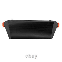 Universal Aluminum Front Mount Intercooler 700X300X100mm 3 Inlet Outlet