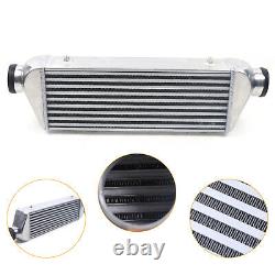 Universal Aluminum Turbo Front Mount Intercooler 3 OD Inlet & Outlet 3.5 Core