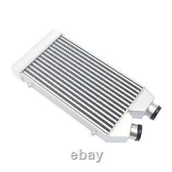 Universal Aluminum Turbo Front Mount Intercooler Same One Side 2.5 Inlet&Outlet
