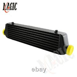 Universal Bar&Plate Front Mount Intercooler 55014064 FMIC 2.5 In/Outlet Black