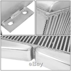 Universal Bar&plate Aluminum 2 In/1 Out Front Mount Intercooler 27.5x14.5x3.5