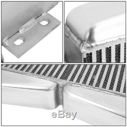 Universal Bar&plate Aluminum 2 In/1 Out Front Mount Intercooler 28x13x3.5