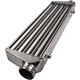 Universal Front Aluminum Mount Intercooler 27x7x2.5 Inch 2.5 Inlet & Outlet New
