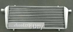 Universal Front Mount Alloy Intercooler Delta Fin 600x300x70mm 3 In/Outlet 76mm