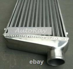 Universal Front Mount Alloy Intercooler Delta Fin 600x300x70mm 3 In/Outlet 76mm