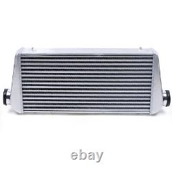 Universal Front Mount Alum Large Intercooler 3 Inlet Outlet 31x12x4 US Ship