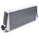 Universal Front Mount Aluminum Large Intercooler 3 Inlet/outlet 31x12x4 1000hp