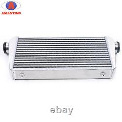 Universal Front Mount Intercooler 31x12x4 3 Inlet & Outlet Intercooler 1000HP