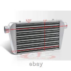 Universal Front Mount Intercooler Racing 24X11X3 Tube And Fin 2.5 Inlet