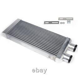 Universal Front Mount Turbo Intercooler Tube & Fin 31X13X3inch 3Inlet / Outlet